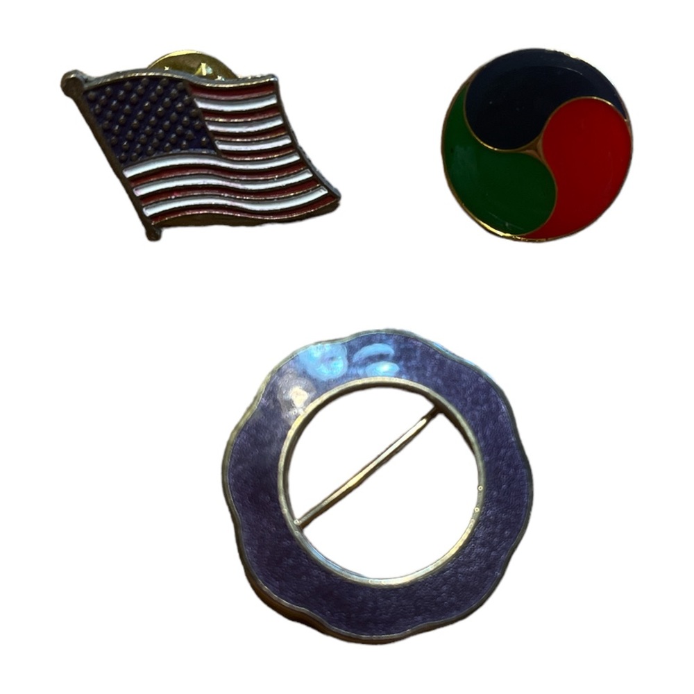 Enameled Pins/Brooch Bundle